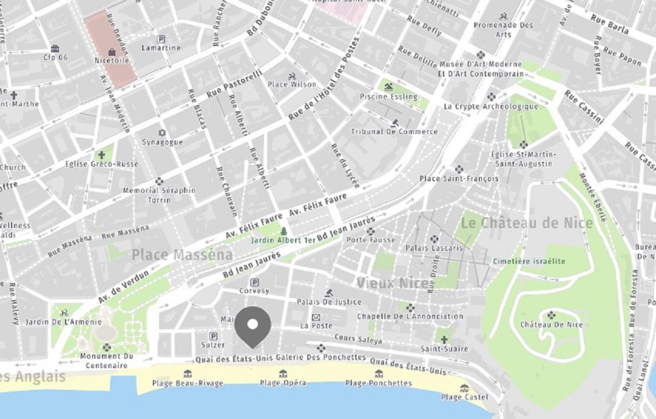Aparthotel Riviera - Balcon Des Etats Unis - Old Town Promenade Des Anglais Nice Dış mekan fotoğraf